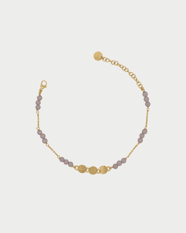 Bracciale catena zirconi Milky e Medaglie - br-031 m3 m au